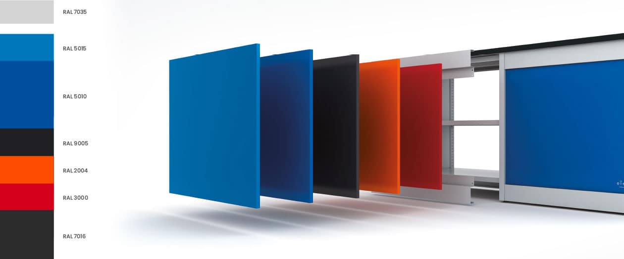 Banchi di servizio 3 Personalizzazione colori banchi di servizio