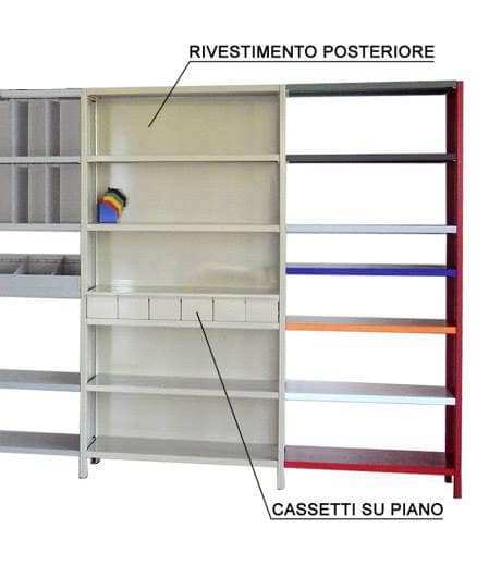 dettaglio 3 scaffalature colorate dettaglio 3 scaffalature colorate